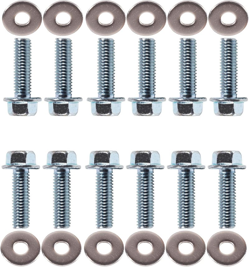 BEONEO 551664 for Chevy Intake Manifold Bolt 3/8-16x1 Chevrolet V8 Small Blocks 265 283 305 327 350 383 400 for MS 90314-2 Intake Manifold Gasket 1955-1995 10.9 High Strength Zinc Coated 12 Bolts - Image 1
